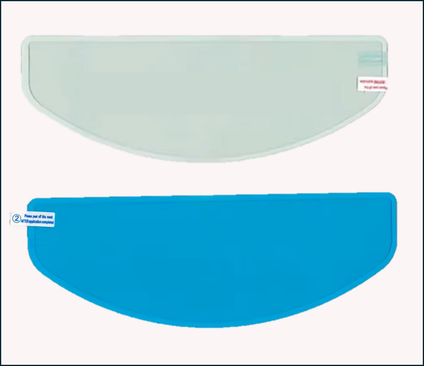Lámina Antiempañante para Visera de Casco – Accesorio para Moto