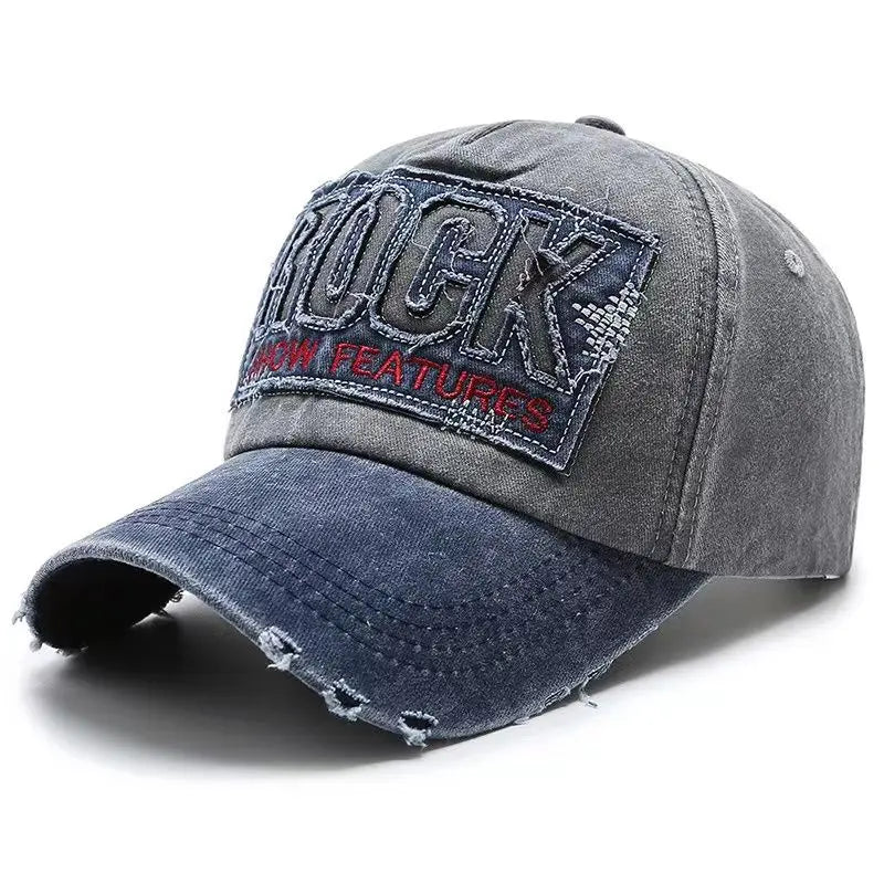 Gorra Moto Bordada Estilo Rock – Ajustable