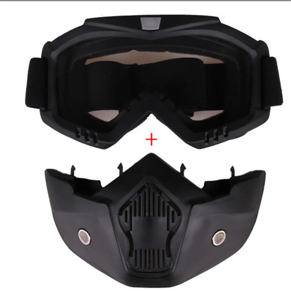 Gafas de Moto Off‑Road con Máscara – Estilo Motocross