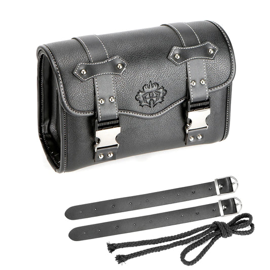 Alforja Universal para Moto – Bolsa Lateral de Cuero Sintético