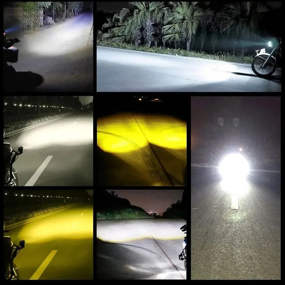 Focos LED Auxiliares para Moto – Uso de Apoyo y Visibilidad