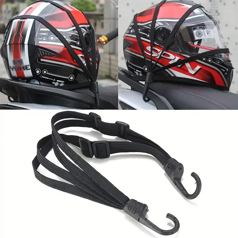 Malla Elástica para Moto – Red de Sujeción para Casco y Equipaje