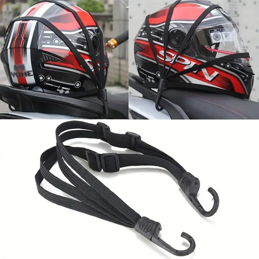 Malla Elástica para Moto – Red de Sujeción para Casco y Equipaje