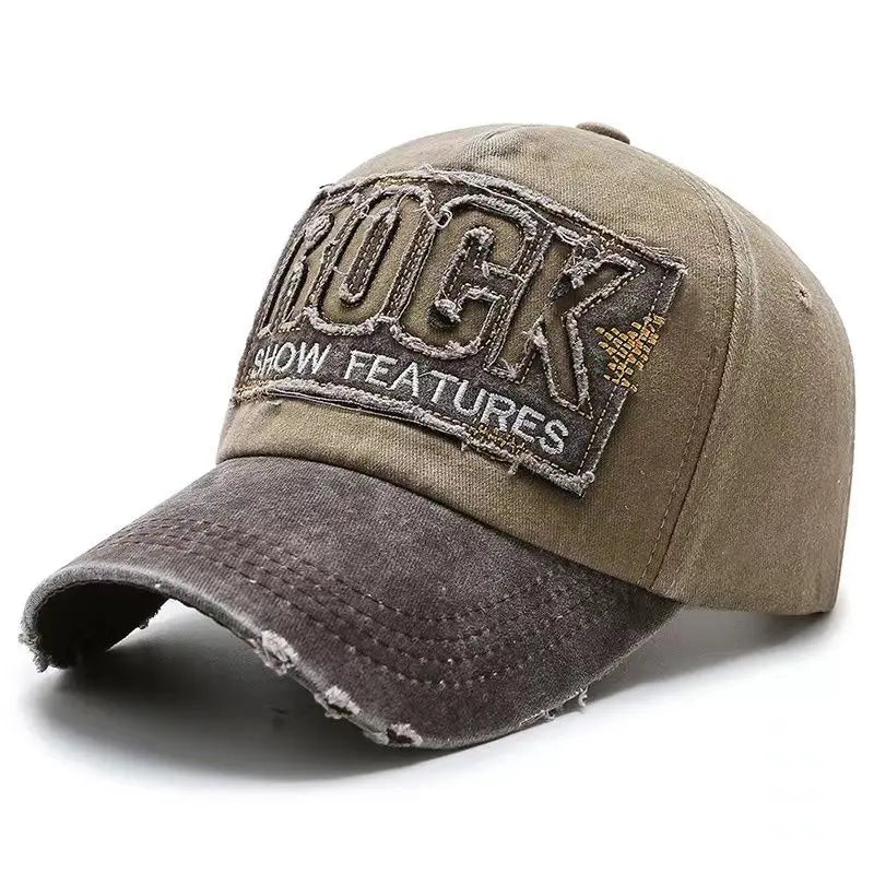 Gorra Moto Bordada Estilo Rock – Ajustable