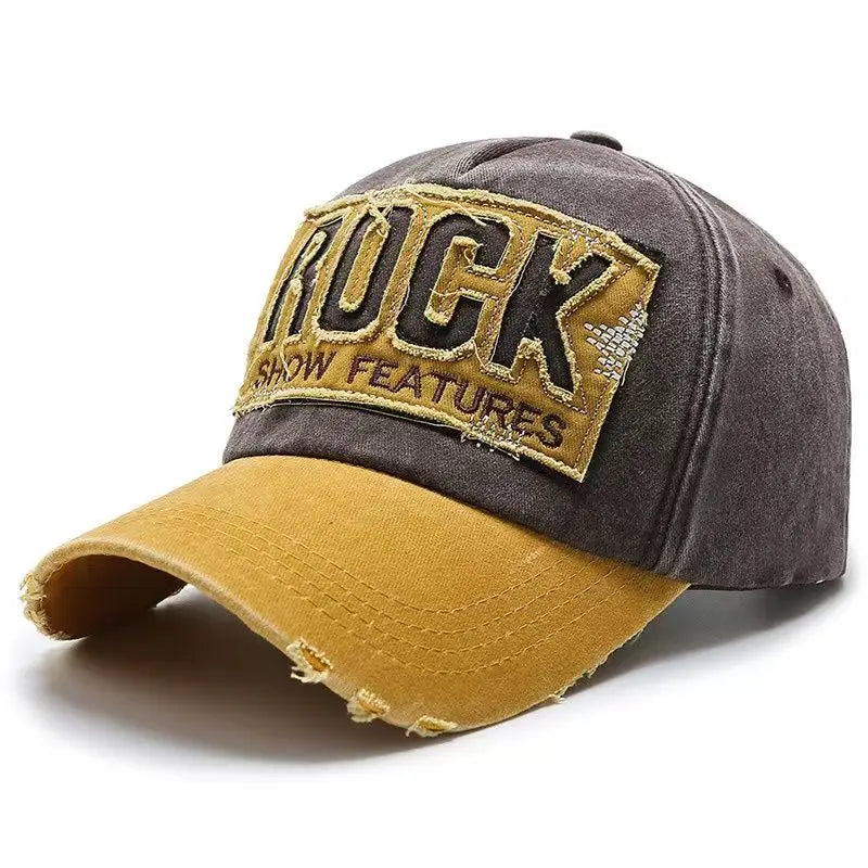 Gorra Moto Bordada Estilo Rock – Ajustable
