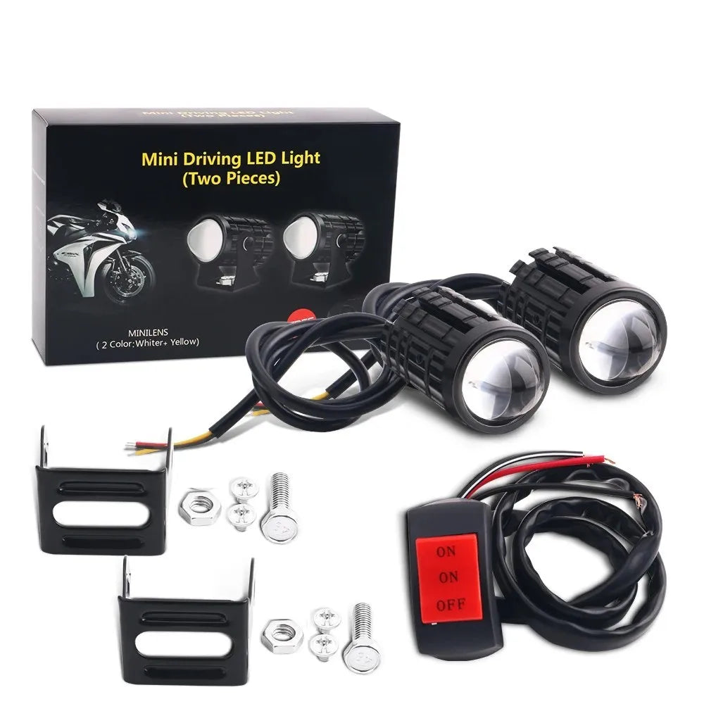 Focos LED Auxiliares para Moto – Uso de Apoyo y Visibilidad